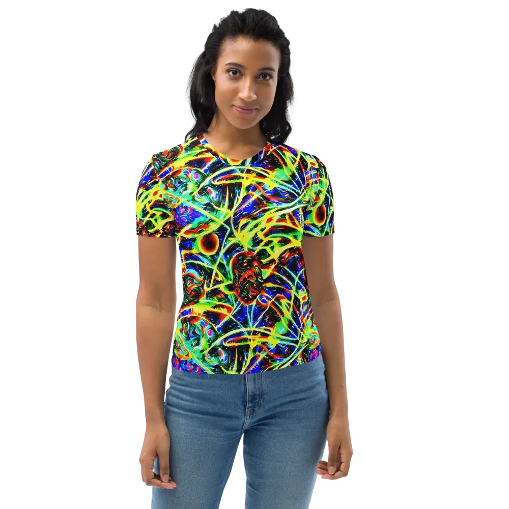 Luminous Overgrowth on Women's Crew Neck T-Shirt — Front