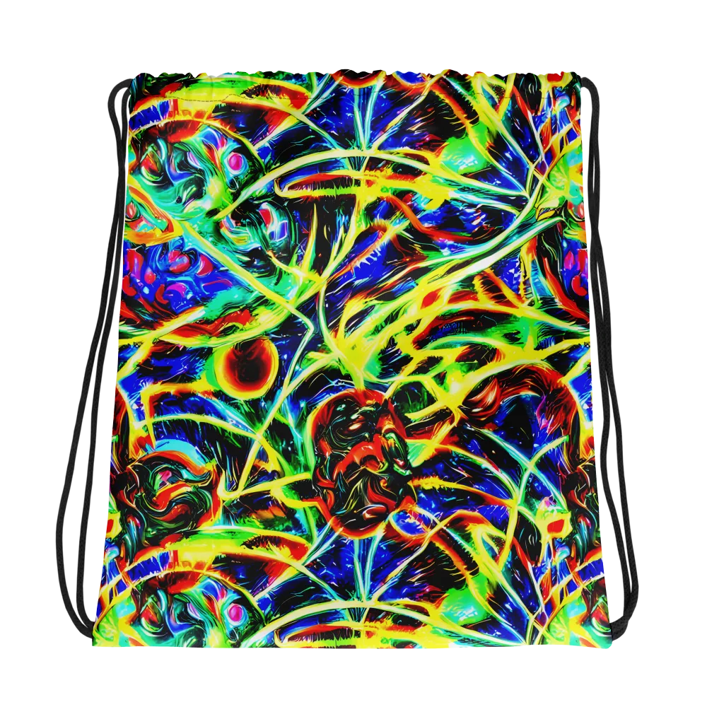 Luminous Overgrowth on Drawstring Bag — Photo