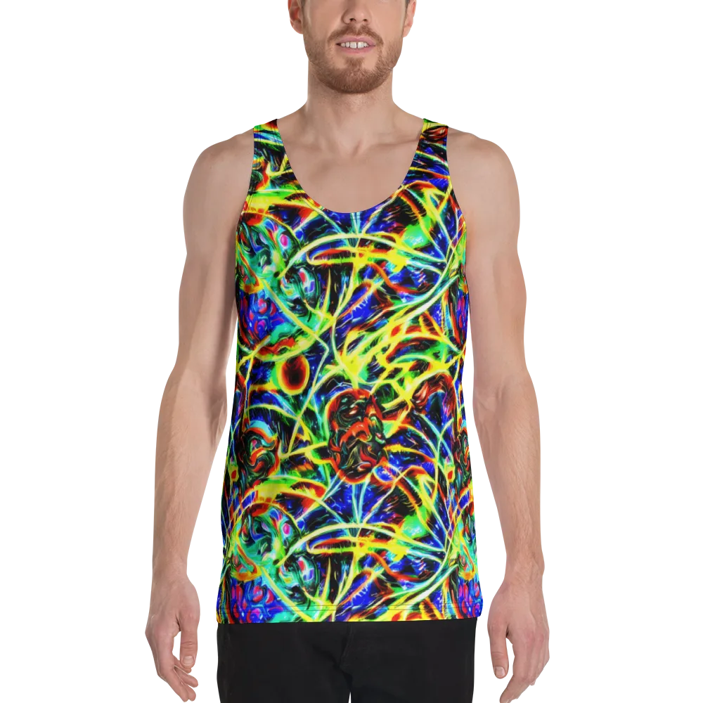 Luminous Overgrowth on Men's Tank Top — Front