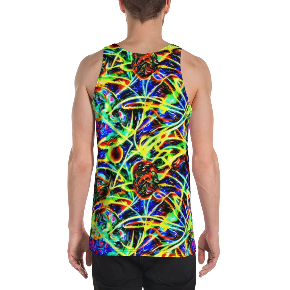 Luminous Overgrowth on Men's Tank Top — Back