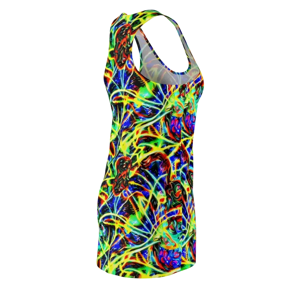 Luminous Overgrowth on Racerback Dress — Back Side
