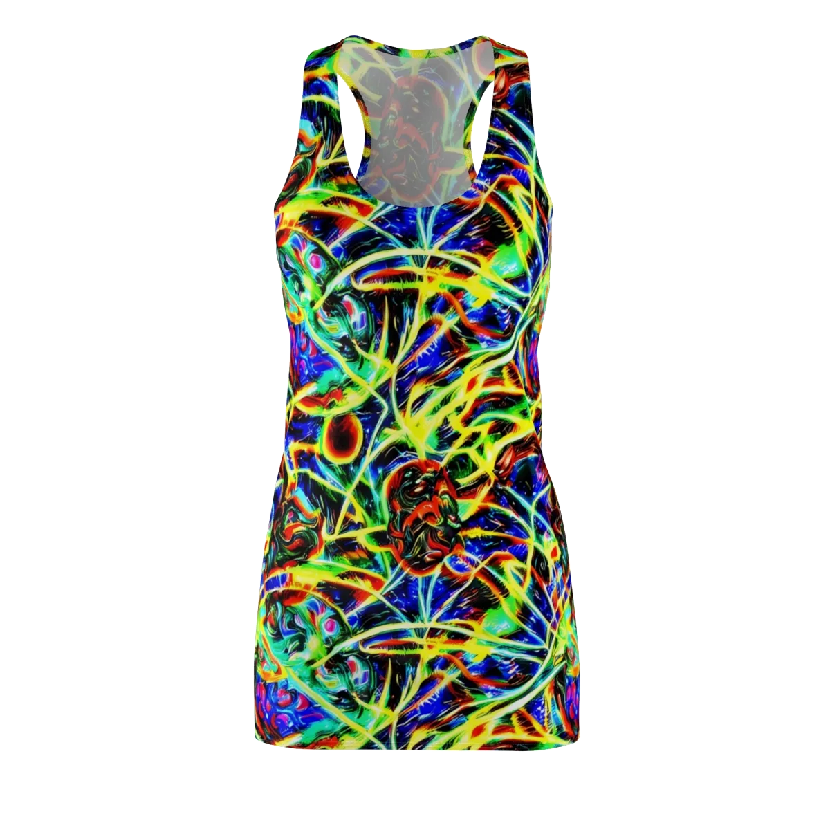 Luminous Overgrowth on Racerback Dress — Front
