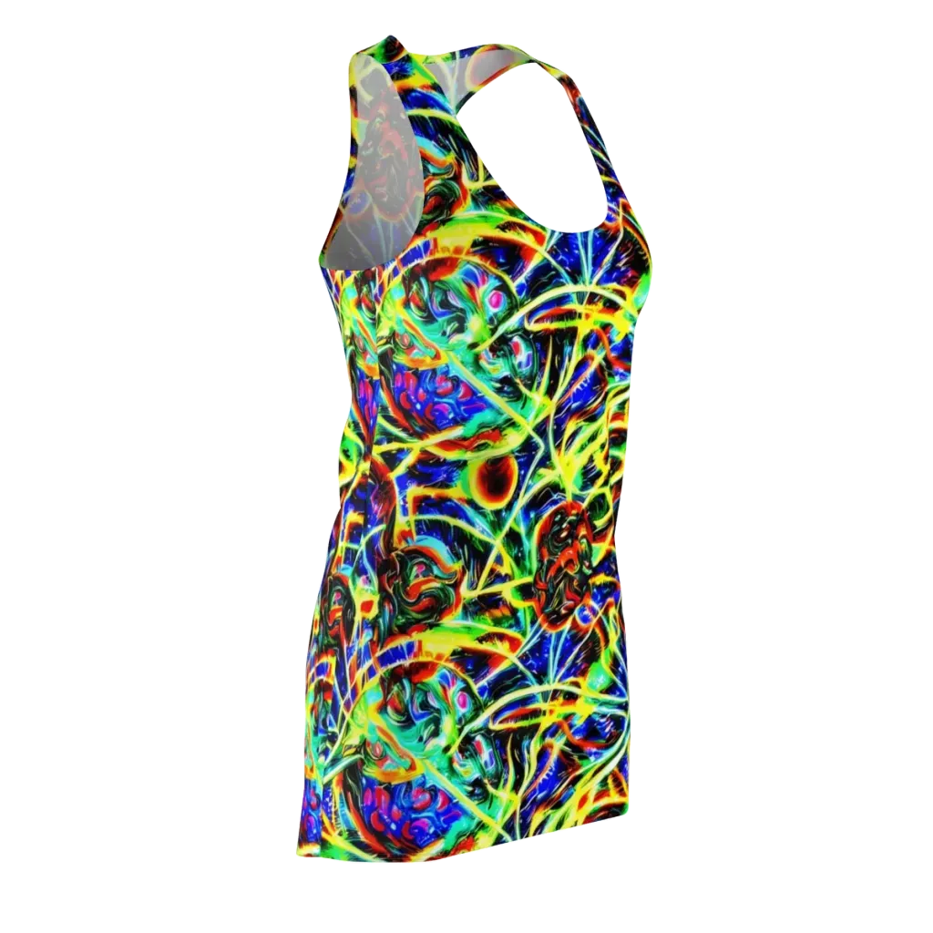 Luminous Overgrowth on Racerback Dress — Front Side