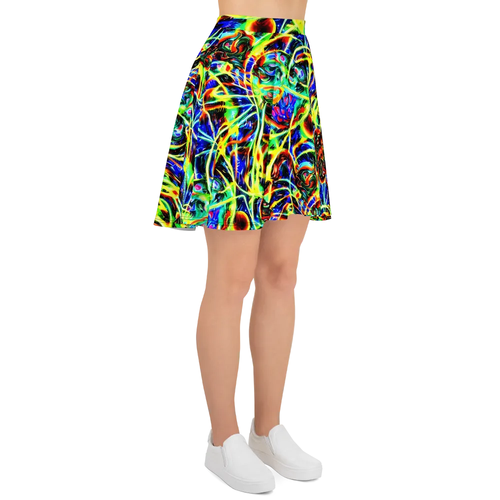 Luminous Overgrowth on Skater Skirt — Right