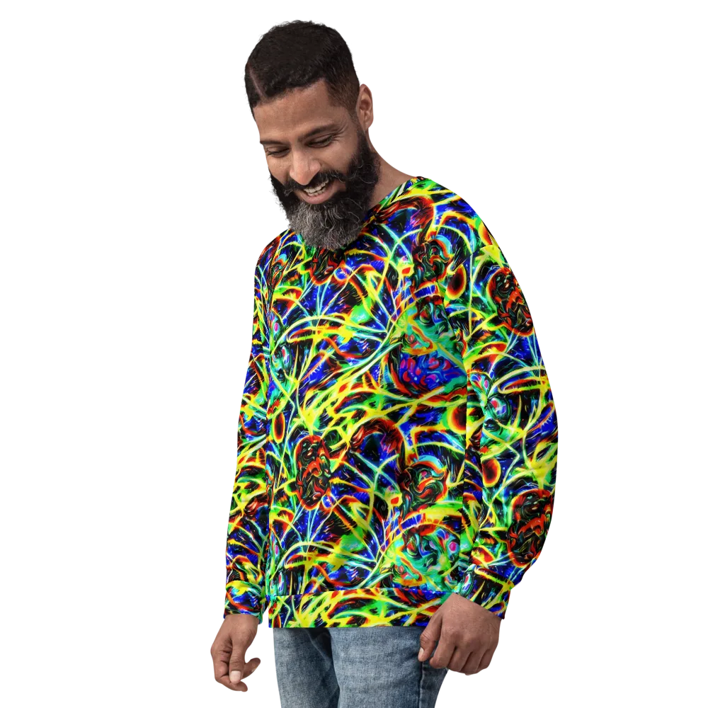 Luminous Overgrowth on Sweatshirt — Left Front
