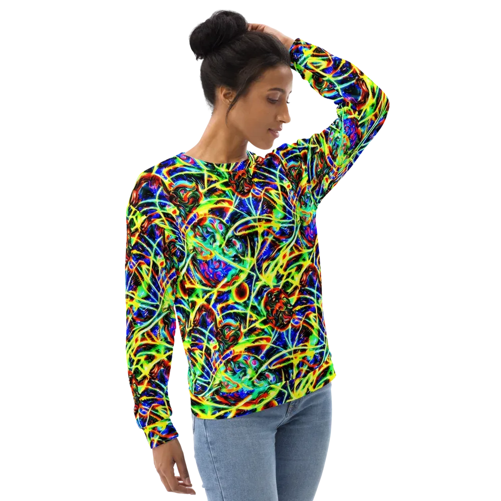 Luminous Overgrowth on Sweatshirt — Right Front
