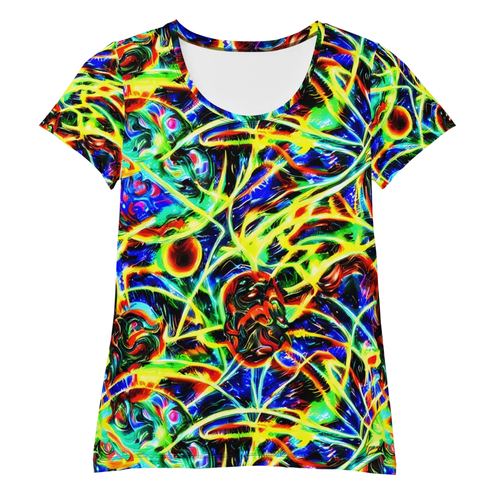 Luminous Overgrowth on Women's Athletic T-Shirt — Front