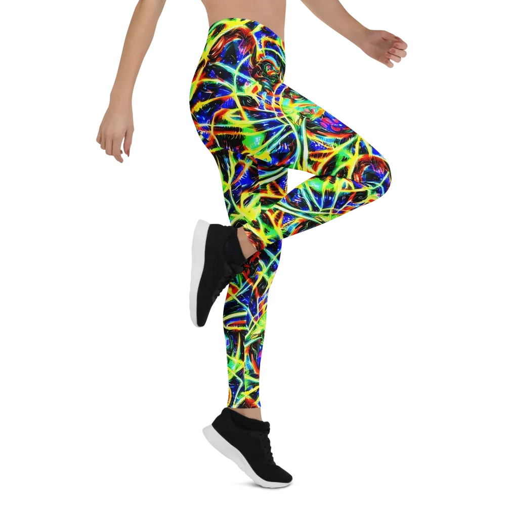 Luminous Overgrowth on Leggings — Right