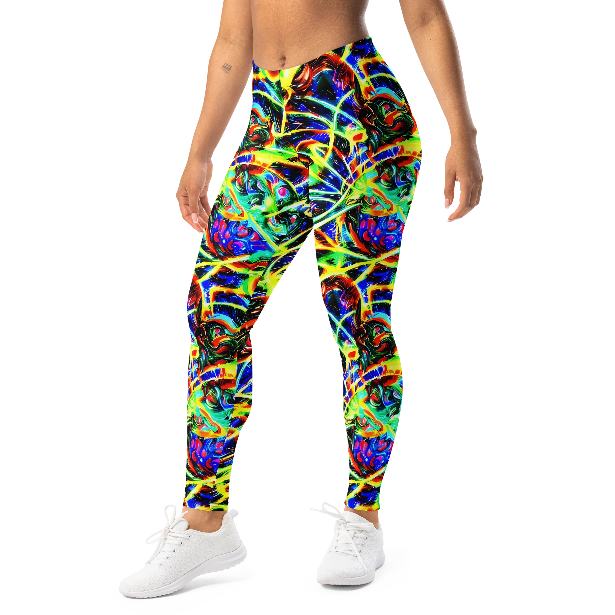 Luminous Overgrowth on Leggings — Left Front
