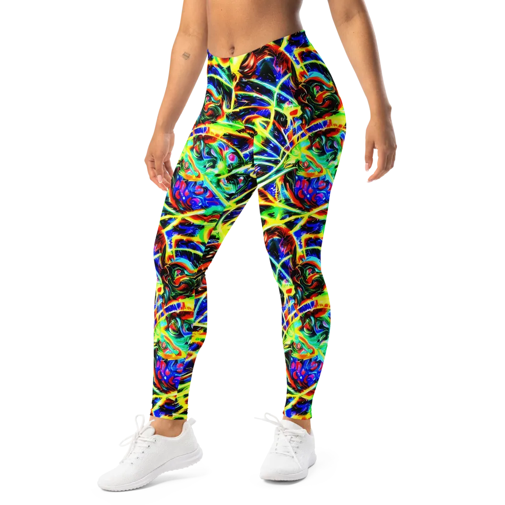 Luminous Overgrowth on Leggings — Left Front
