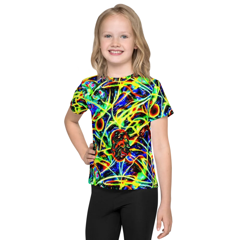 Luminous Overgrowth on Kids Crew Neck T-Shirt — Front