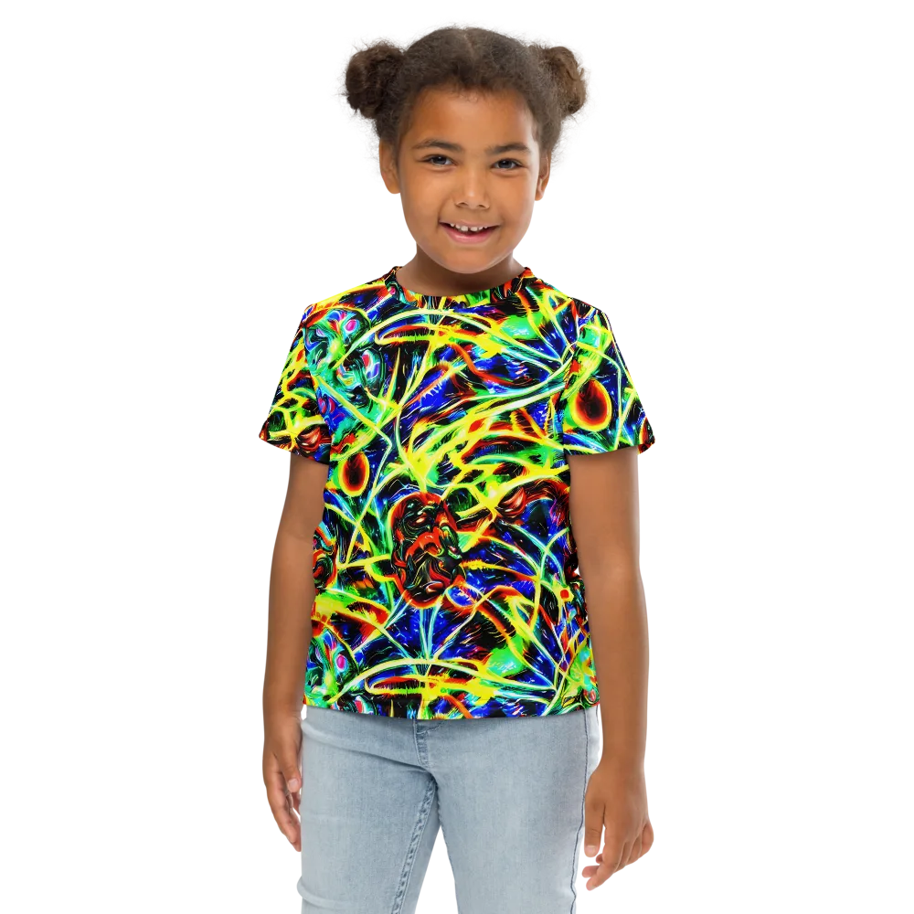 Luminous Overgrowth on Kids Crew Neck T-Shirt — Front