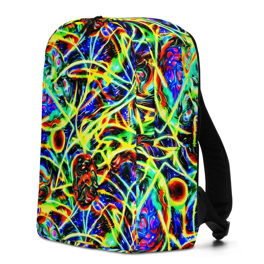 Luminous Overgrowth on Minimalist Backpack — Left