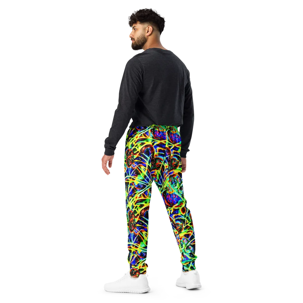 Luminous Overgrowth on Men's Joggers — Back