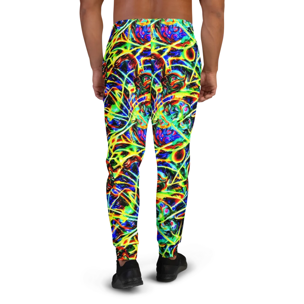 Luminous Overgrowth on Men's Joggers — Back