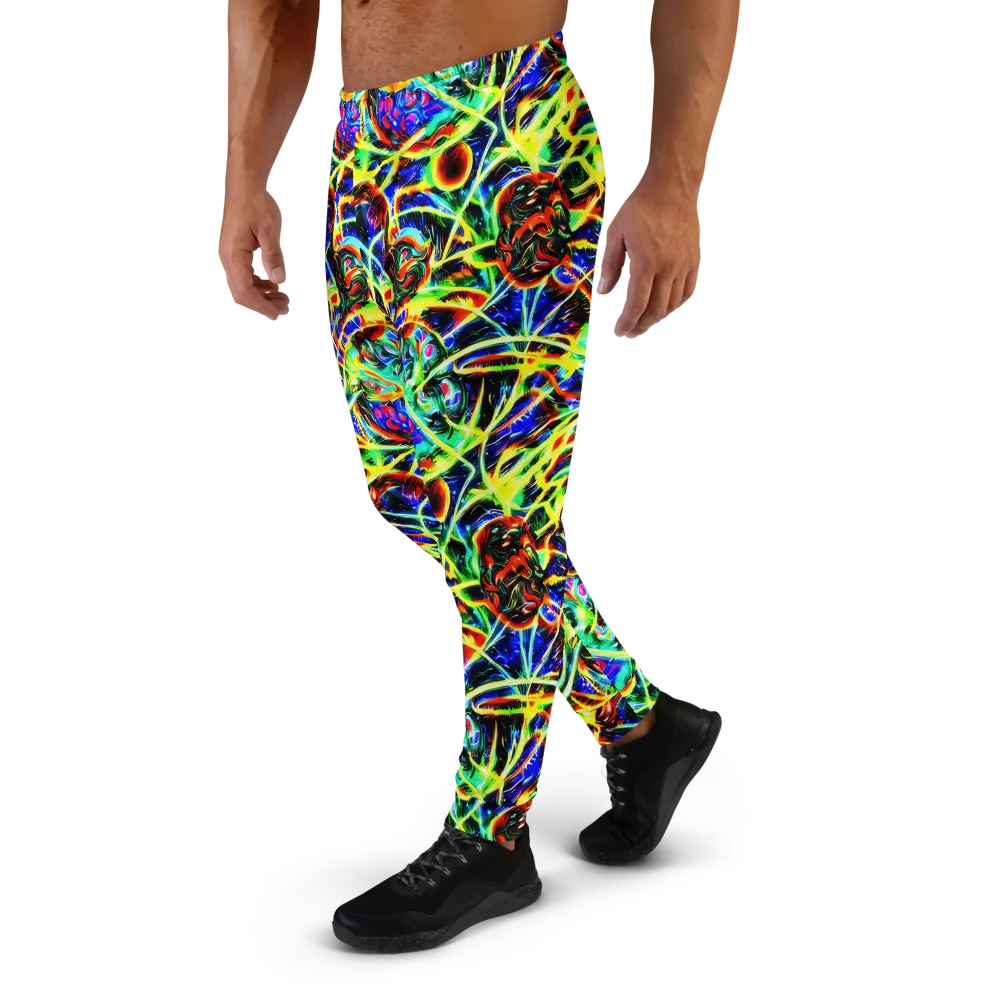 Luminous Overgrowth on Men's Joggers — Left