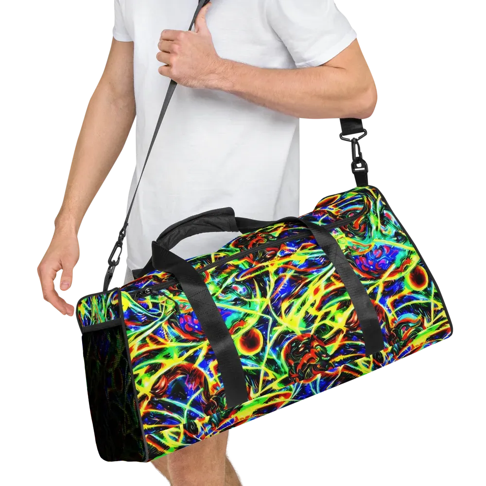 Luminous Overgrowth on Duffle Bag — Right Front