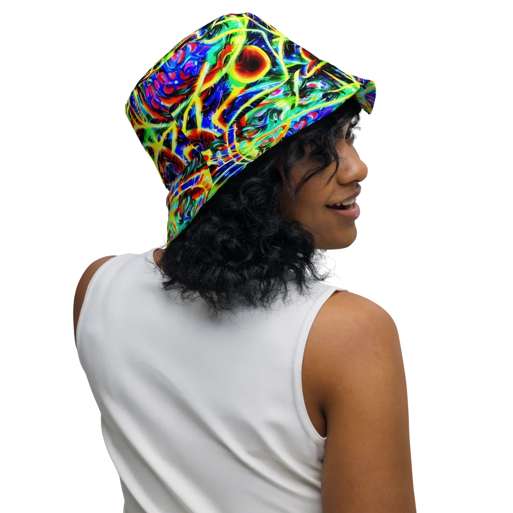 Luminous Overgrowth on Reversible Bucket Hat — Right Outside