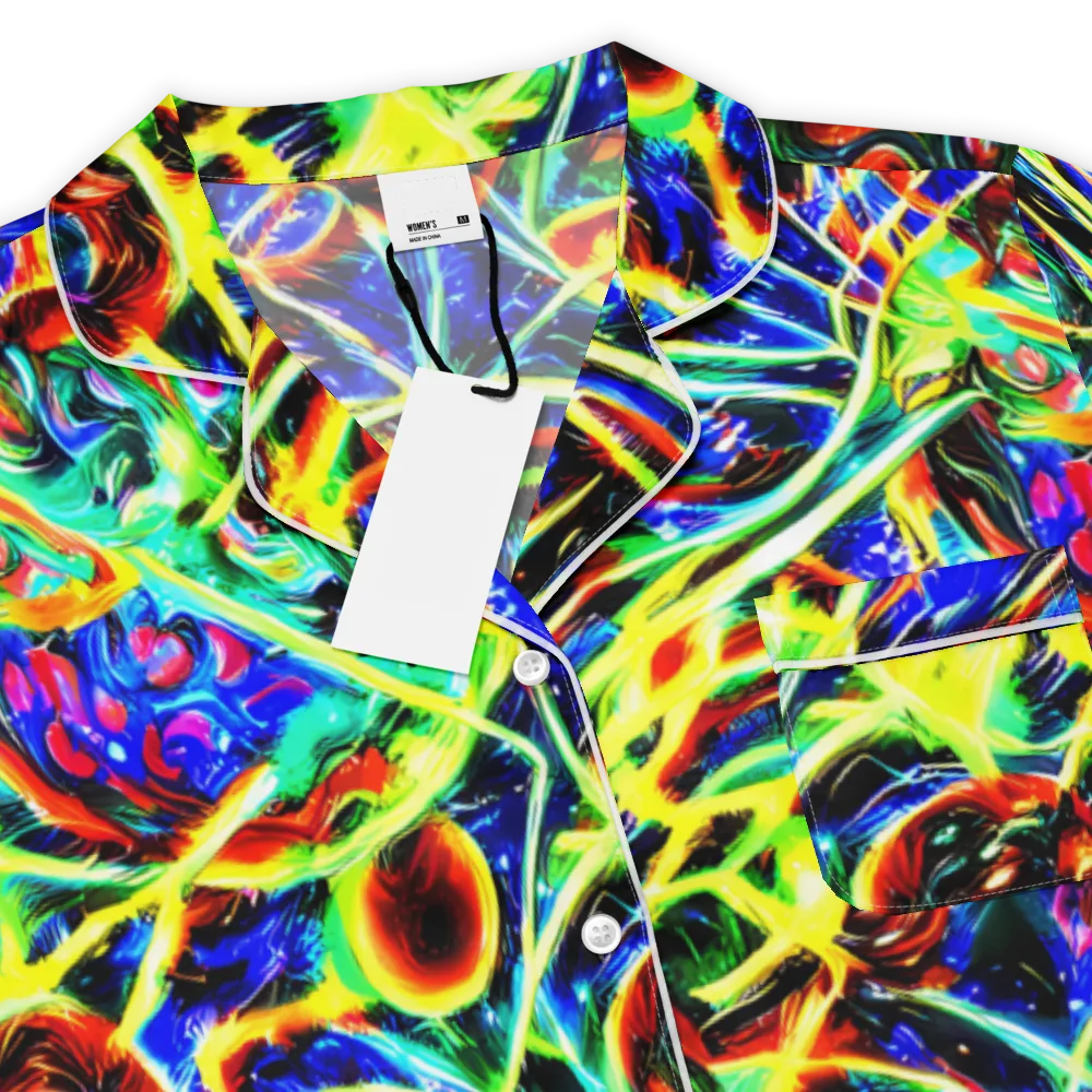 Luminous Overgrowth on Women's Short Sleeve Pajama Top — Product details