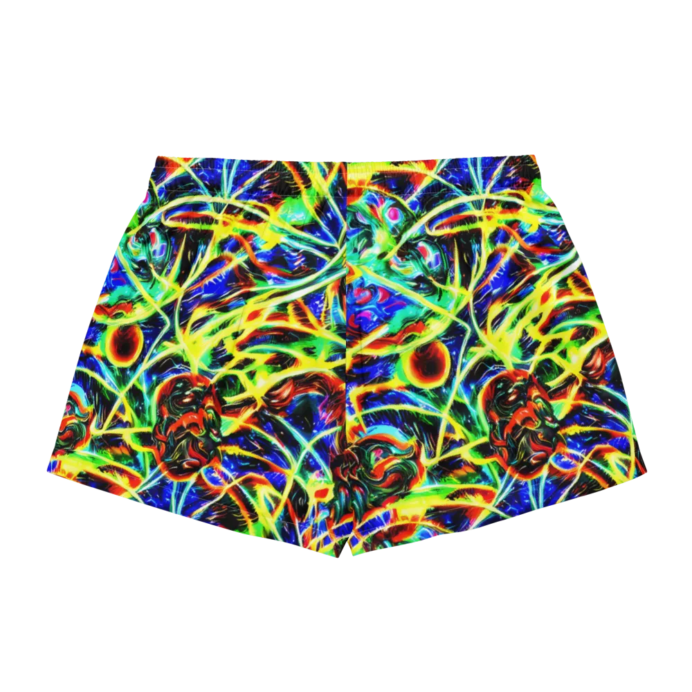Luminous Overgrowth on Women's Pajama Shorts — Back