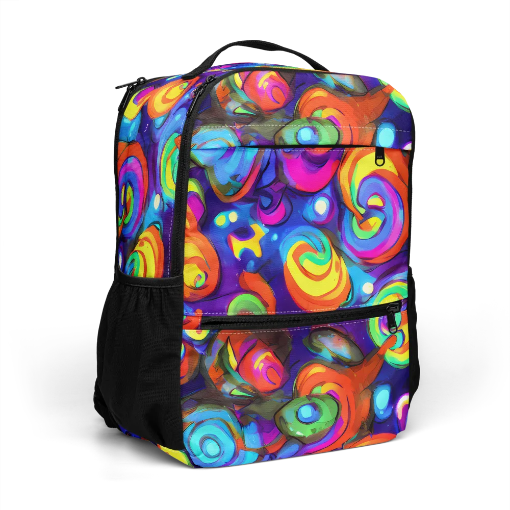 Chromatic Candyfield on Utility Backpack — Right Front