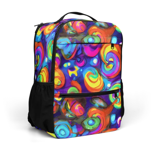 Chromatic Candyfield on a Utility Backpack