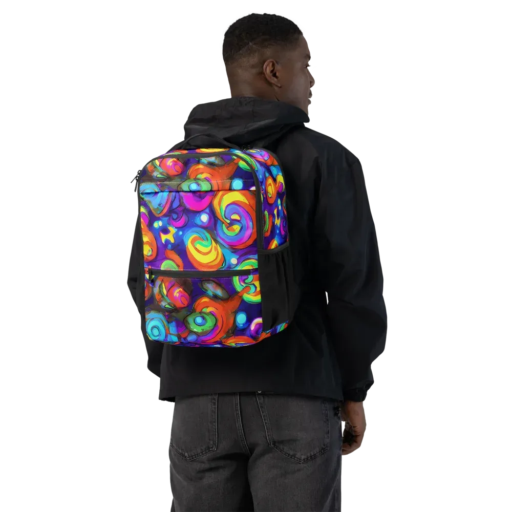 Chromatic Candyfield on Utility Backpack — Back