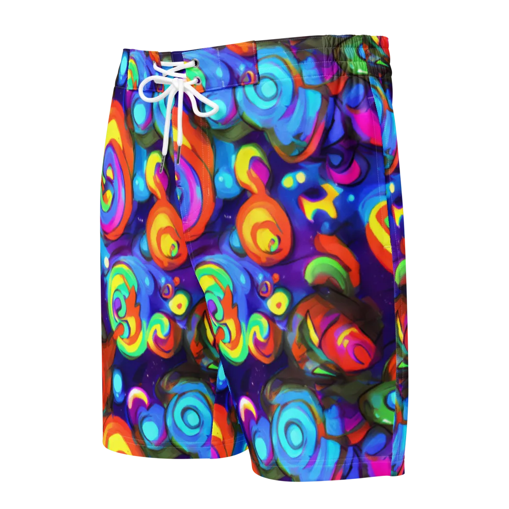 Chromatic Candyfield on Men's Board Shorts — Front