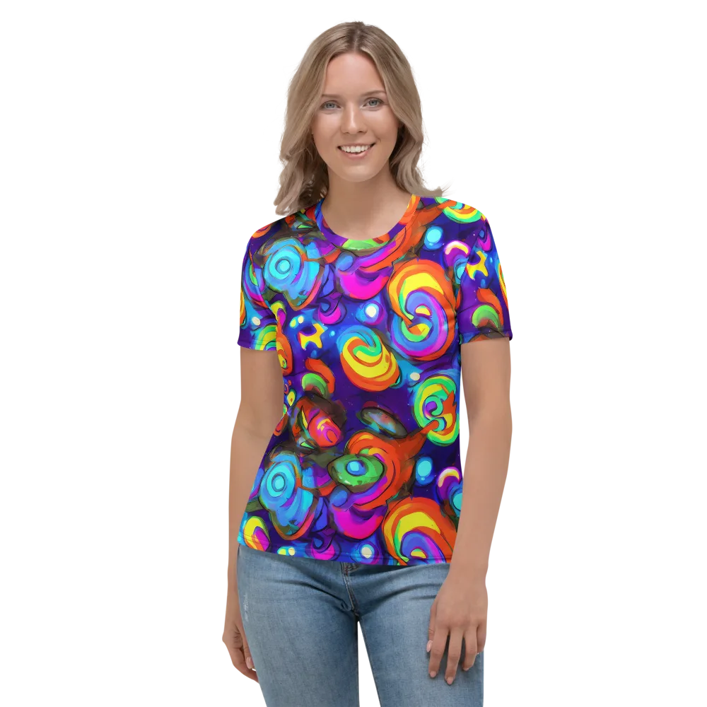 Chromatic Candyfield on Women's Crew Neck T-Shirt — Front