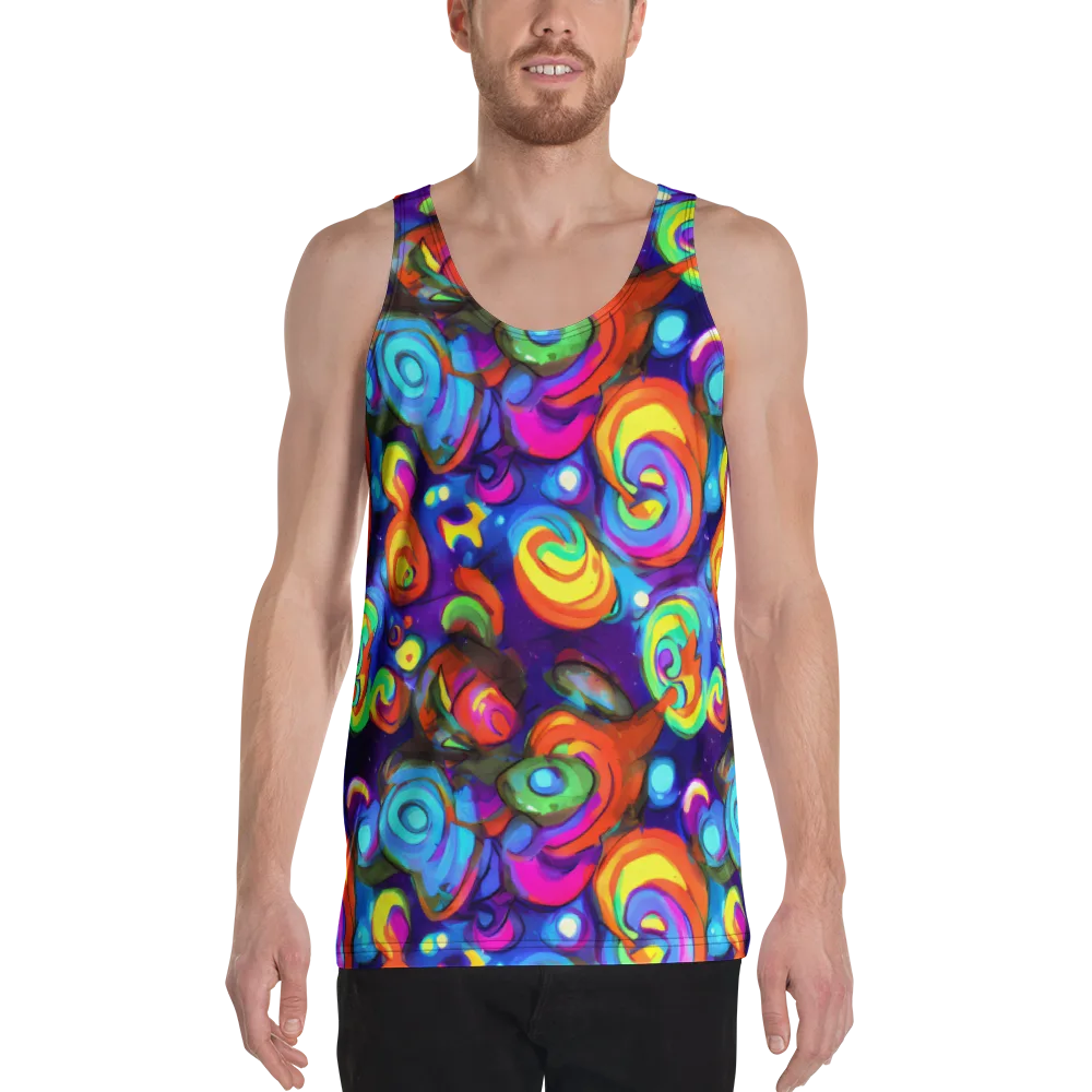 Chromatic Candyfield on Men's Tank Top — Front
