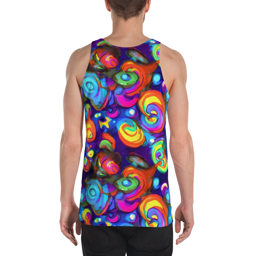 Chromatic Candyfield on Men's Tank Top — Back