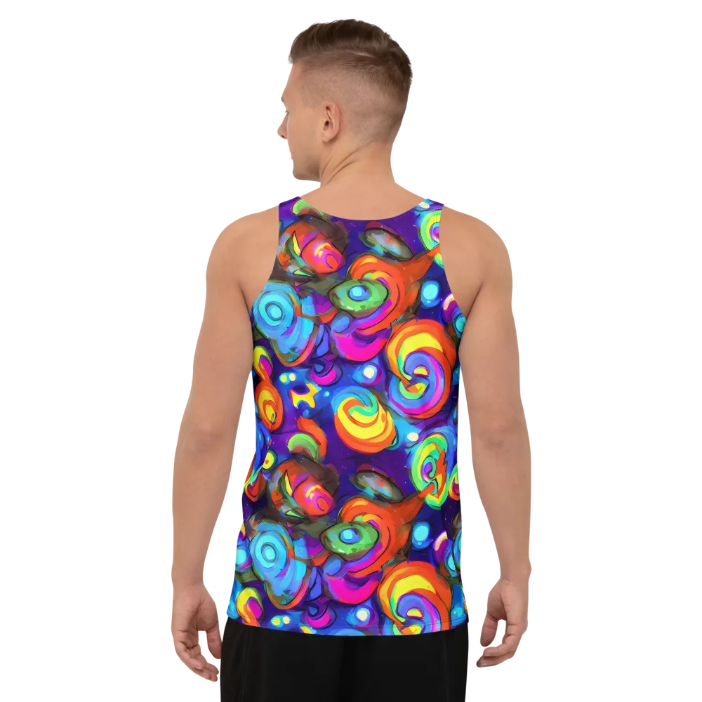 Chromatic Candyfield on Men's Tank Top — Back