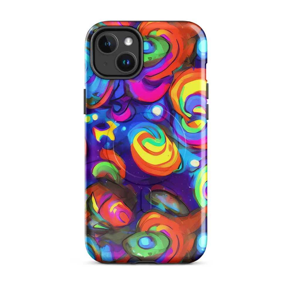 Chromatic Candyfield on MagSafe Tough Case for iPhone® — Front