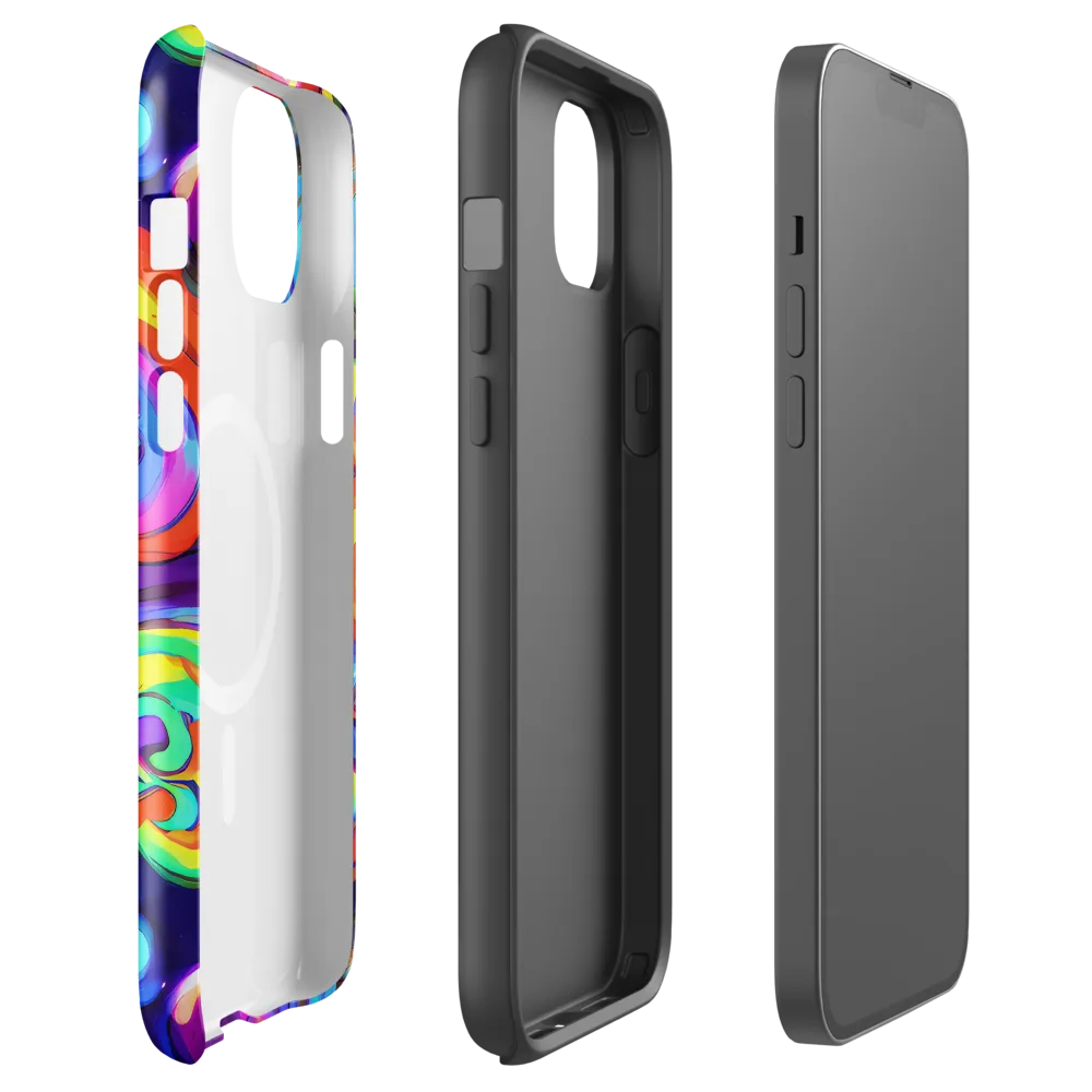 Chromatic Candyfield on MagSafe Tough Case for iPhone® — Front