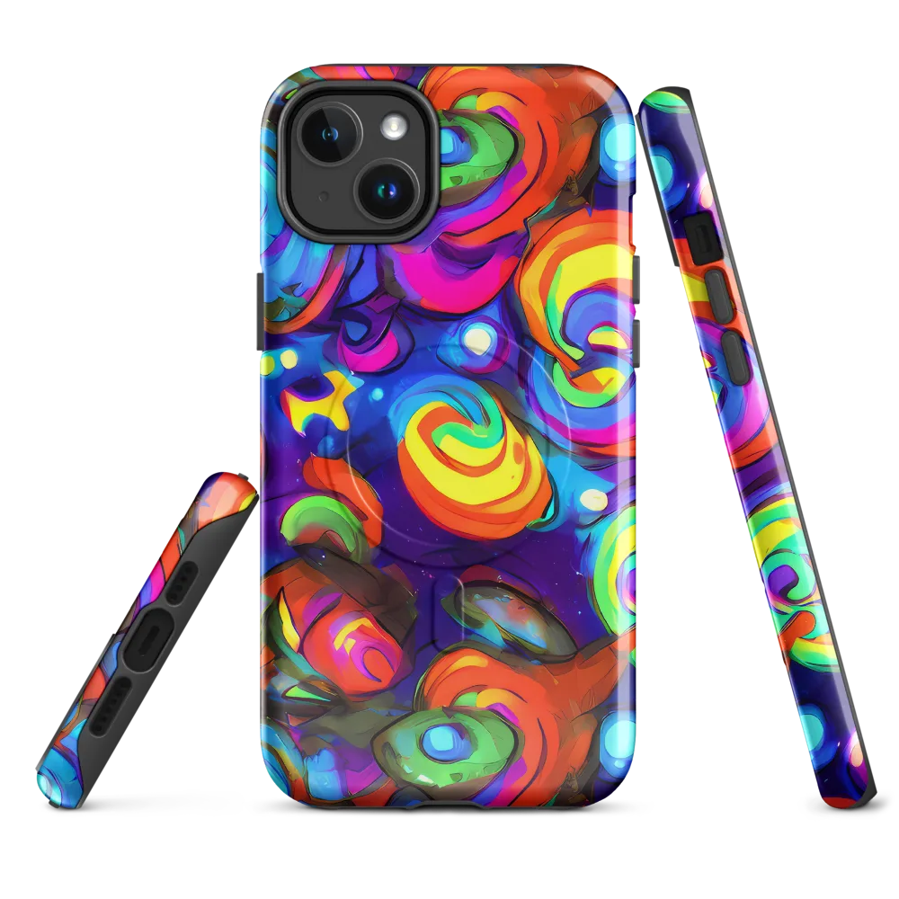 Chromatic Candyfield on MagSafe Tough Case for iPhone® — Front