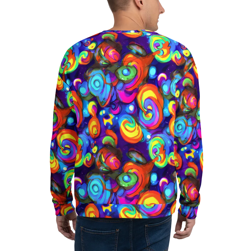 Chromatic Candyfield on Sweatshirt — Back