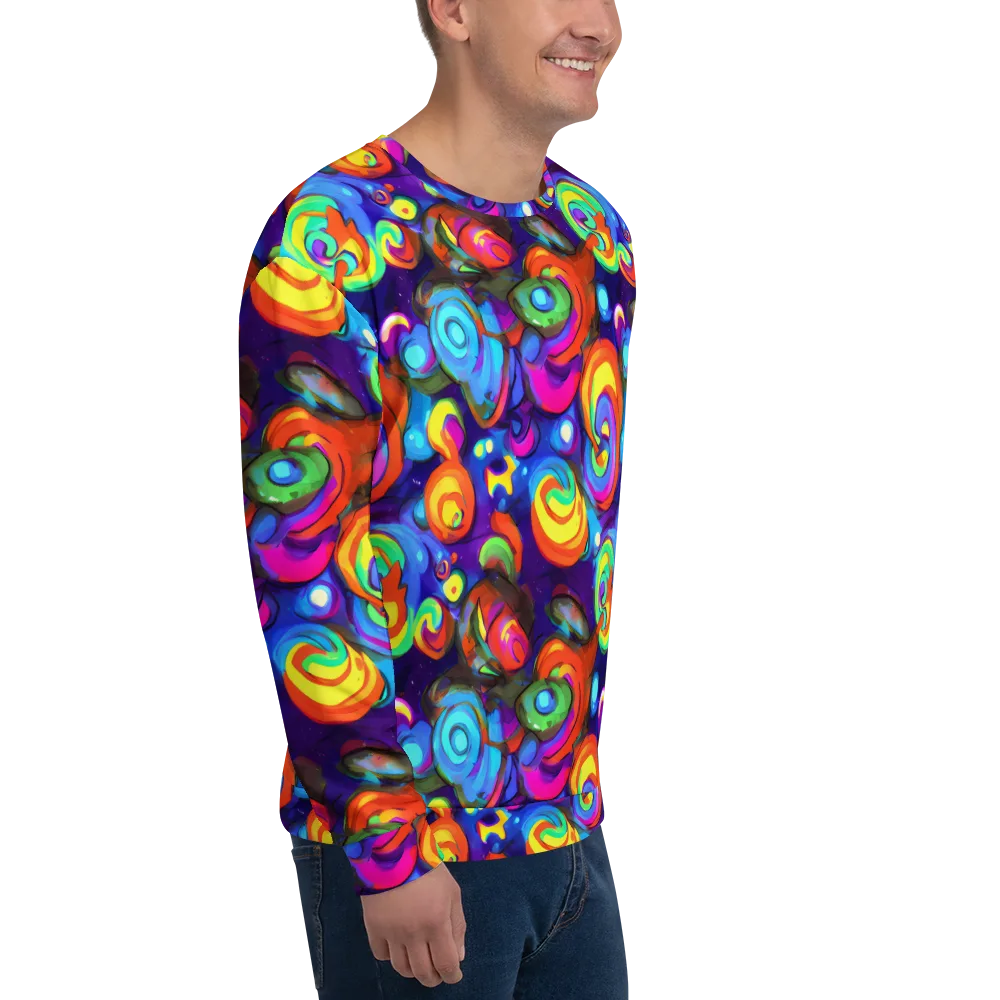 Chromatic Candyfield on Sweatshirt — Right Front