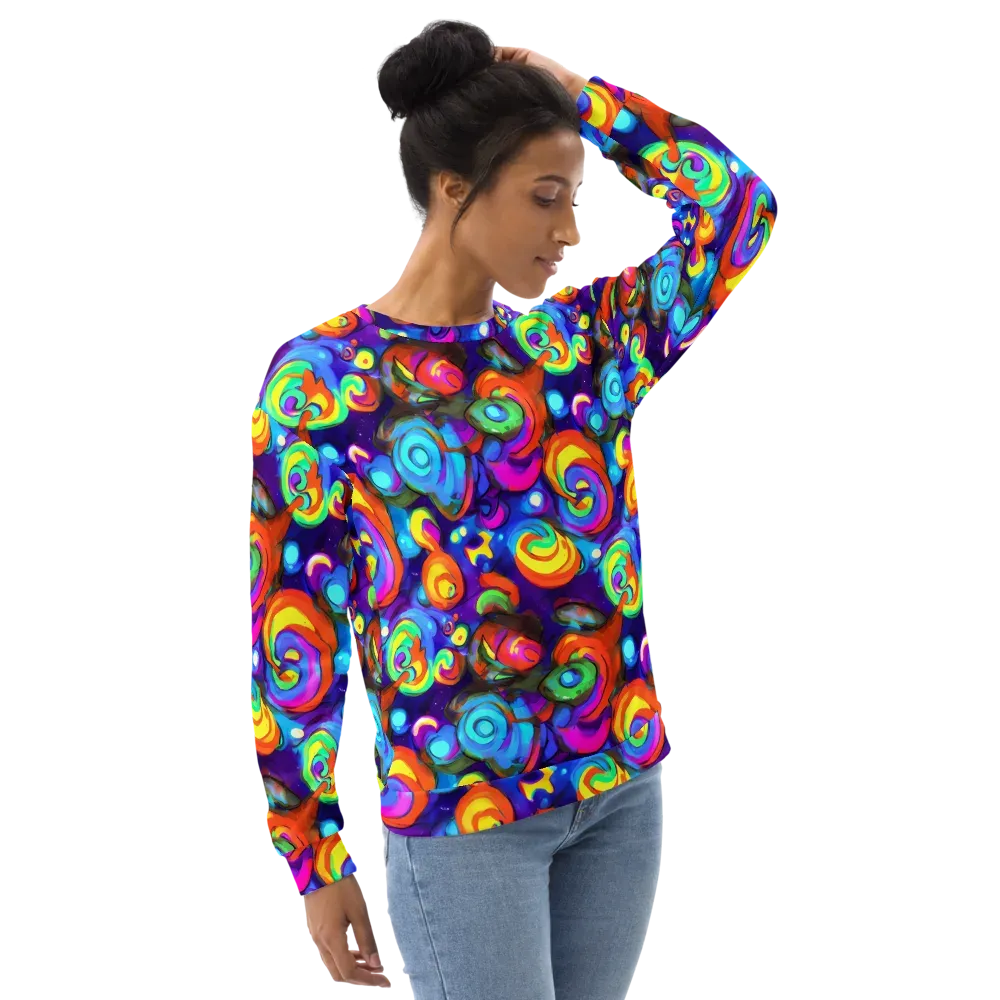 Chromatic Candyfield on Sweatshirt — Right Front