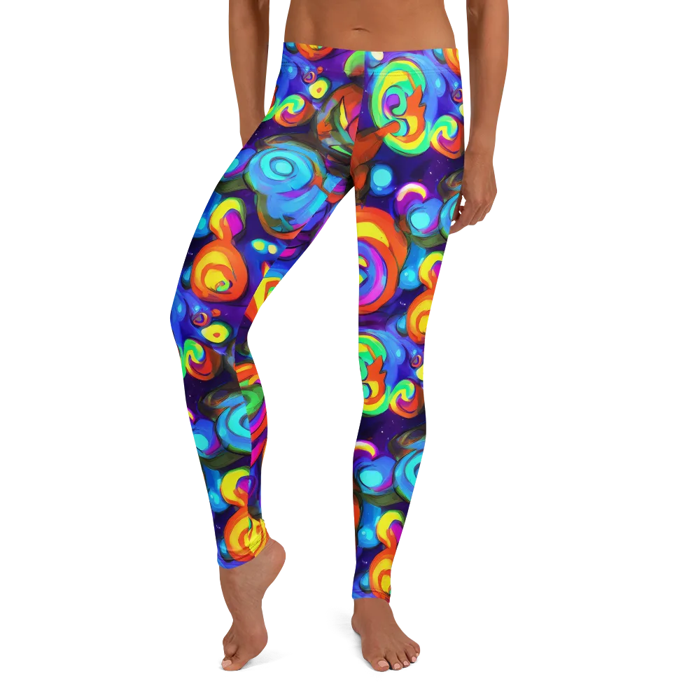 Chromatic Candyfield on Leggings — Front