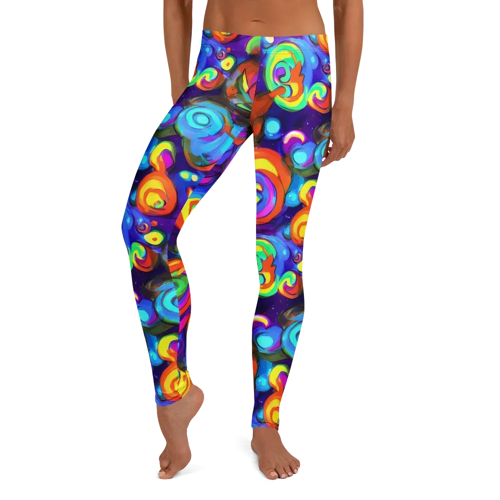Chromatic Candyfield on Leggings — Front
