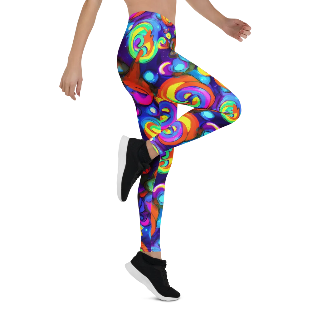 Chromatic Candyfield on Leggings — Right