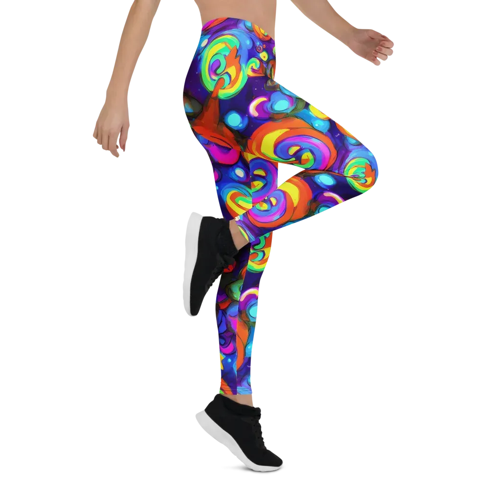 Chromatic Candyfield on Leggings — Right
