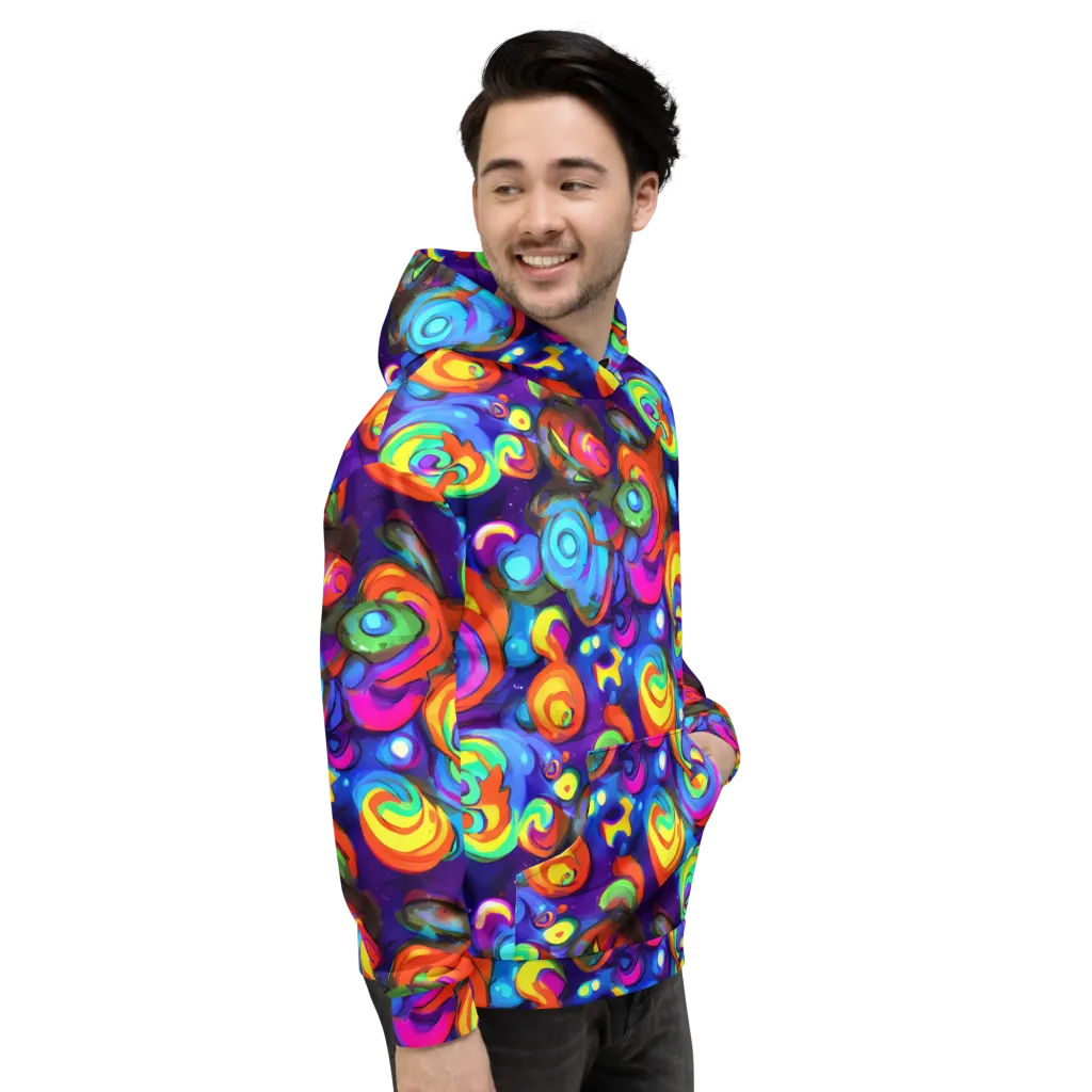 Chromatic Candyfield on Hoodie — Right