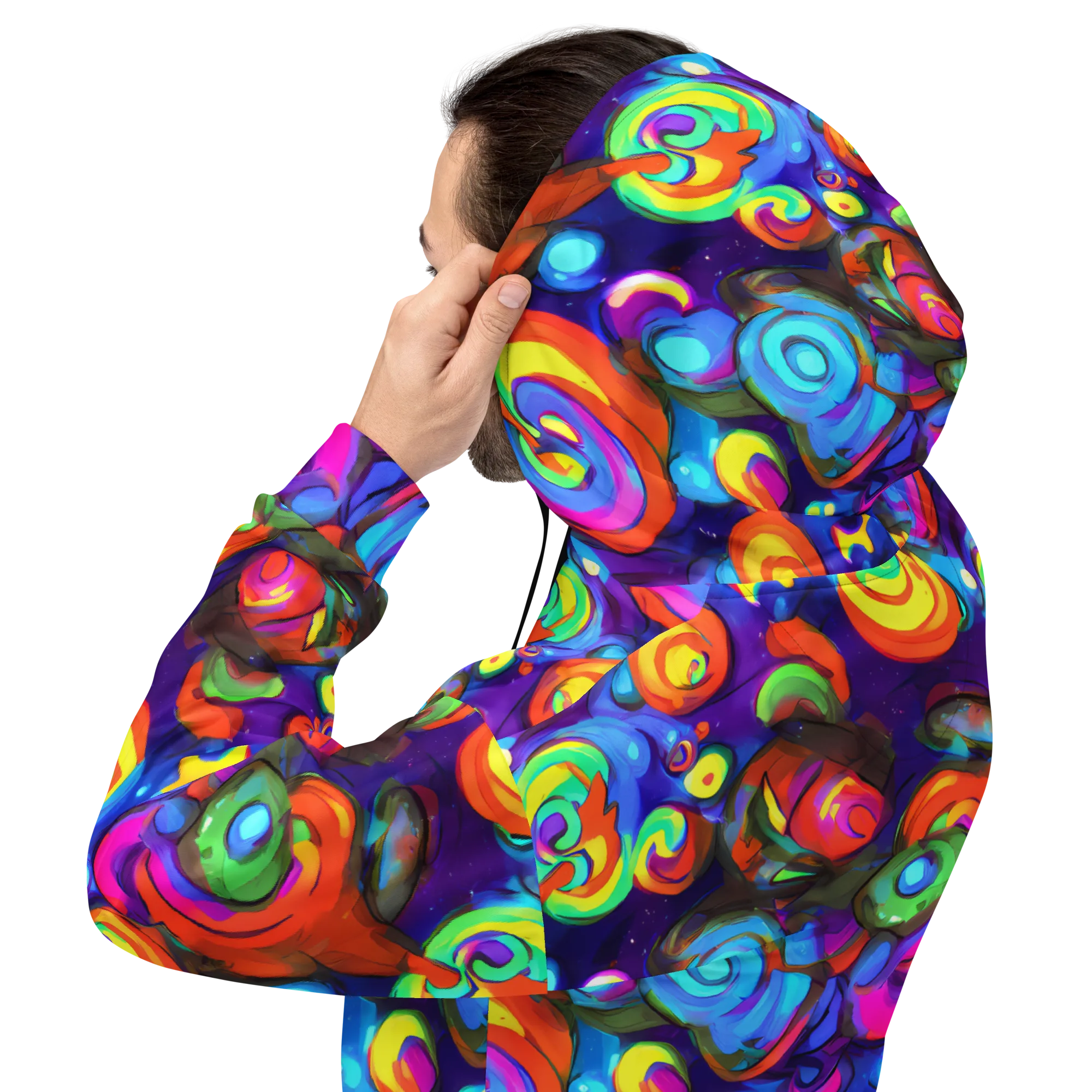 Chromatic Candyfield on Hoodie — Back