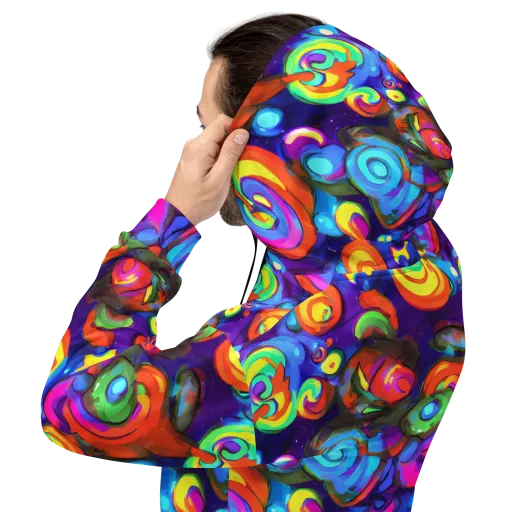 Chromatic Candyfield on a Hoodie