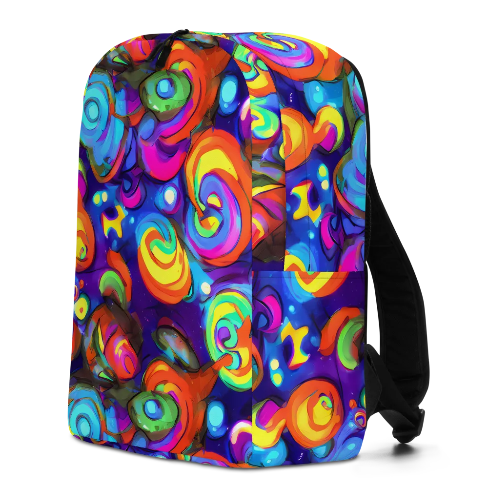 Chromatic Candyfield on Minimalist Backpack — Left