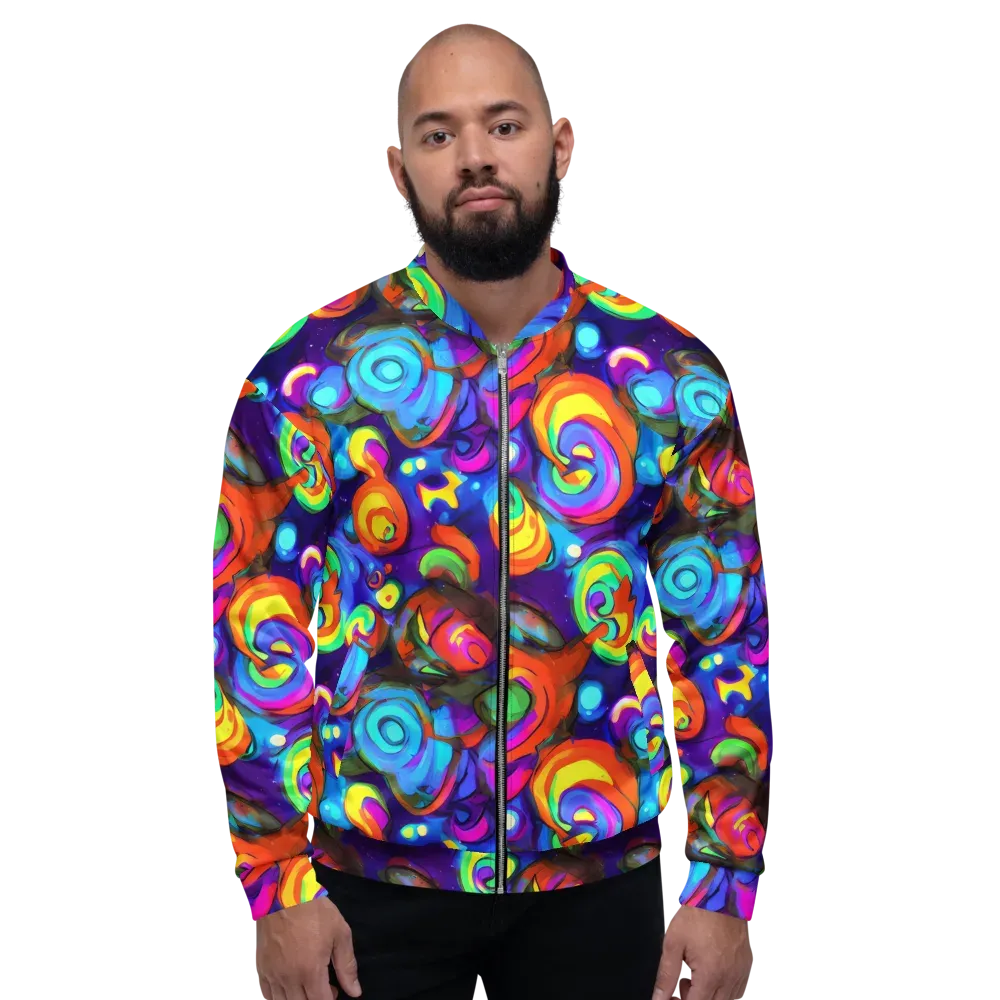 Chromatic Candyfield on Bomber Jacket — Front