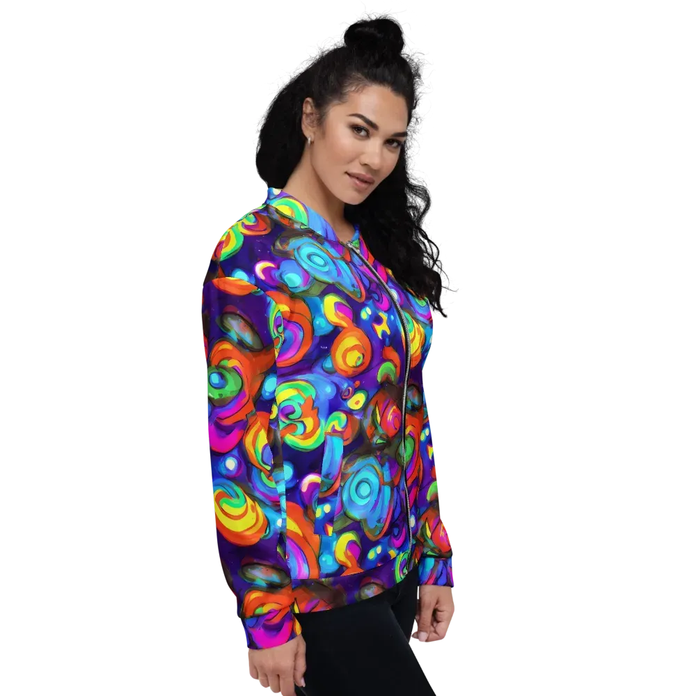 Chromatic Candyfield on Bomber Jacket — Right