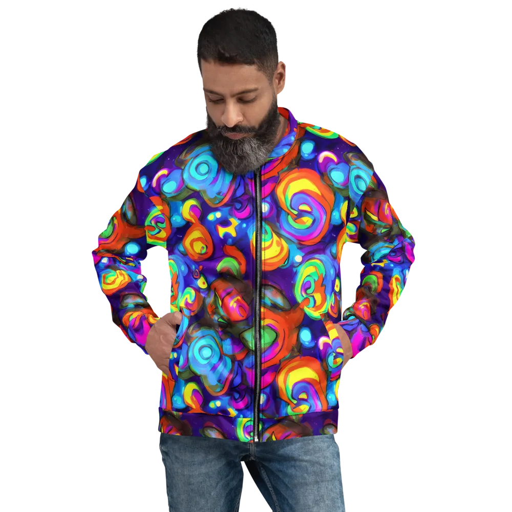 Chromatic Candyfield on Bomber Jacket — Front