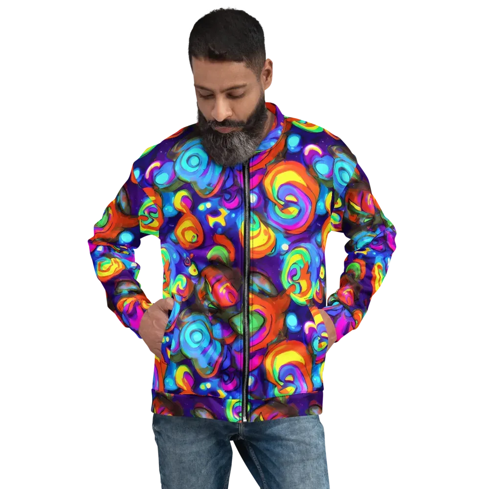Chromatic Candyfield on Bomber Jacket — Front
